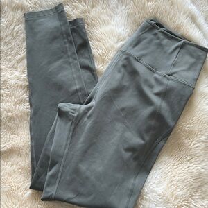 girlfriend collective sage green leggings